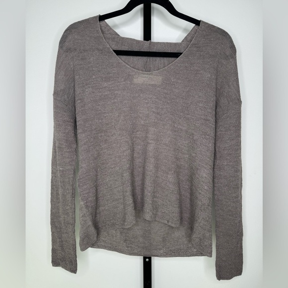 Zara Knit Sheer Brown Sweater - Effortless Elegance in Every Stitch - Picture 1 of 3